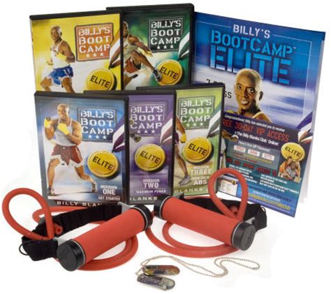 Billy Blanks' BootCamp Elite 5 DVD or VHS Workout System w/Billy Bands ...