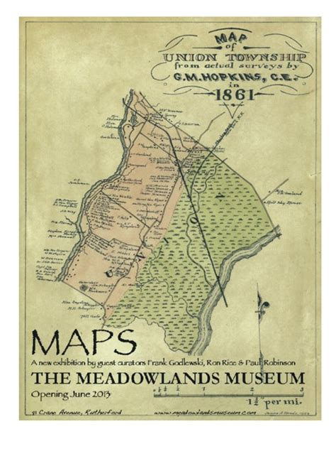 MAP EXHIBITION PROJECT AT THE MEADOWLANDS MUSEUM