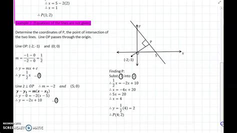 GR11 POINT OF INTERSECTION OF 2 LINES - YouTube