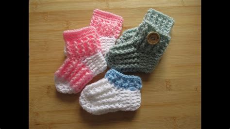 Crochet Baby Socks For Beginners - Amelia's Crochet