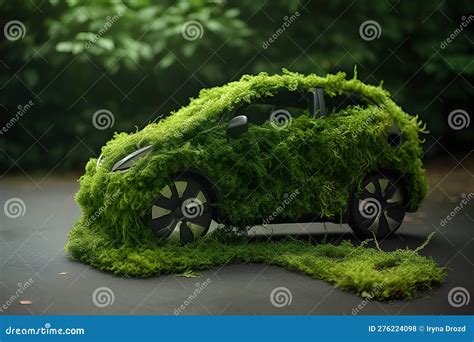 Model of Eco-friendly Cars that You . Green Drive Energy Eco Concept Generative AI Stock ...