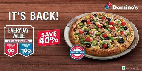 Dominos Offers Pizzas Coupons Menu Home Delivery Online Orders 2024