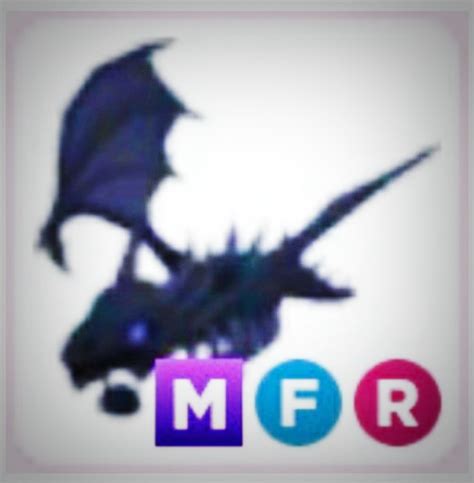 Adopt me Mega Shadow Dragon, Video Gaming, Gaming Accessories, In-Game ...