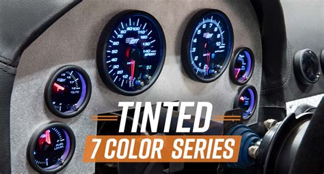 GlowShift Gauges Tinted 7 Color 3-3/4" In-Dash Kilometer Speedometer ...