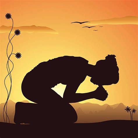 813 fotos de stock e banco de imagens de Woman Praying Silhouette ...