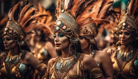 Premium AI Image | Colorful parade celebrates Brazilian culture and ...