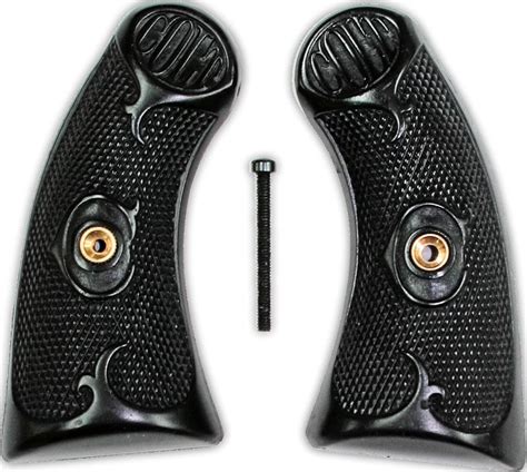 Colt Police Positive Grips With Fleur-de-lis Checkering, .32 or .38