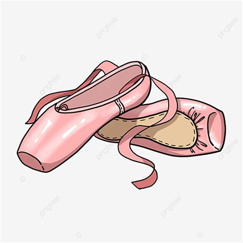 Hermoso Zapatos De Ballet Clipart PNG ,dibujos Ballet Zapatos Clipart, Zapatos De Ballet ...