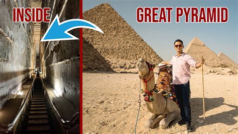 Go Inside Great Pyramid of Giza Egypt & Camel Ride [vlog Part 2] - Mindovermetal English