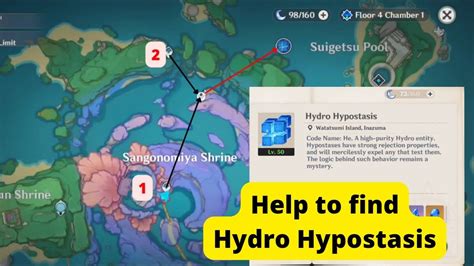 Location of Hydro Hypostasis || Inazuma || Genshin Impact@pgi6918 - YouTube