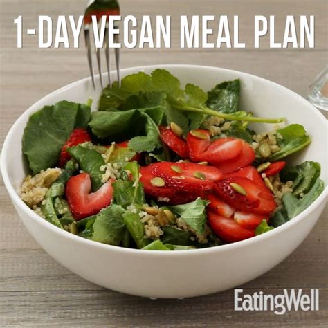 1-Day 1,800-Calorie Vegan Meal Plan [Video] [Video] | Vegan meal plans, Healthy vegetarian ...