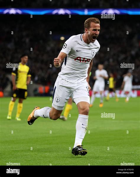 Tottenham Hotspur's Harry Kane celebrates scoring his side's second ...