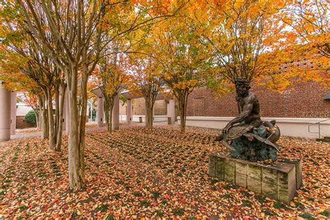 Statue and trees in Glen Allen, VA