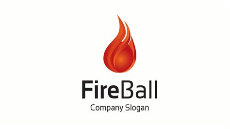 Fire - Ball Logo - Logos & Graphics