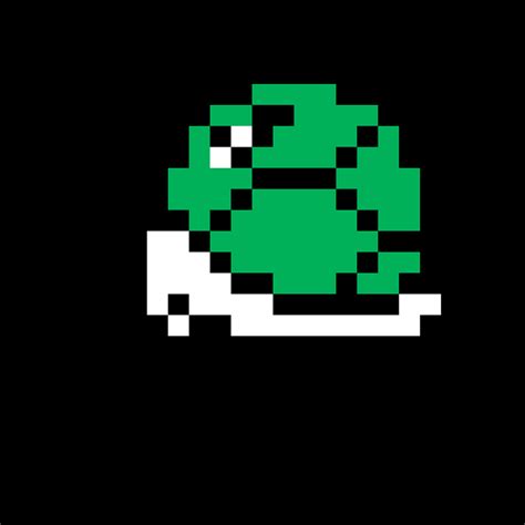 Pixilart - Super Mario Kart - Green Shell by Pixel-Mario