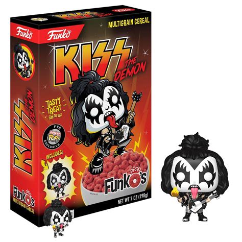 Funko KISS 'The Demon' FunkO's Cereal With Pocket Pop! - FYE Exclusive Import - New