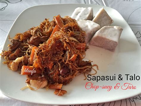 Sapasui & Talo Chop suey & Taro