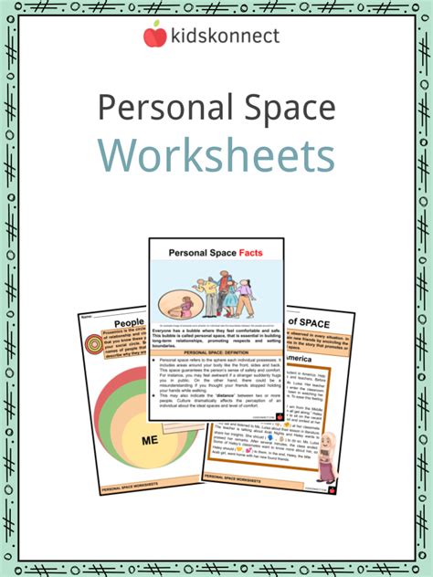 Free Printable Personal Space Worksheets