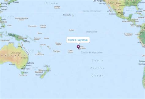 French Polynesia Map