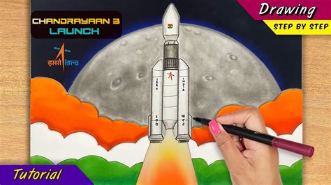 Chandrayaan 3 Moon ISRO Launch Special | Easy How To Draw For Beginners Step by Step - YouTube