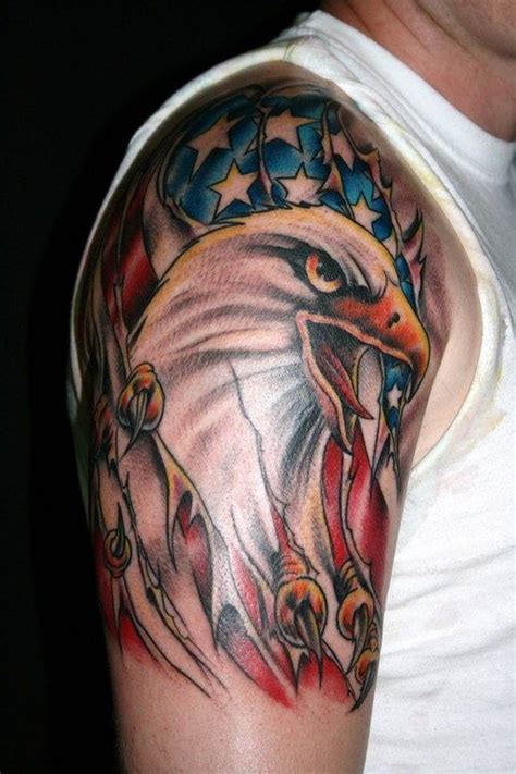 bald eagle american flag tattoo art - Google Search | ART FOR YOUR ...