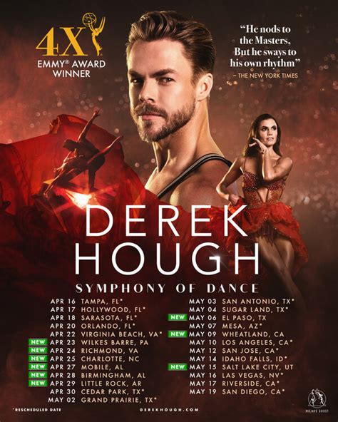 DEREK HOUGH SYMPHONY OF DANCE TOUR SETS NEW DATES FOR 2024