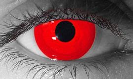 Scary Red Fantasy Contact Lenses to Complete a Vampire Look | Halloween ...