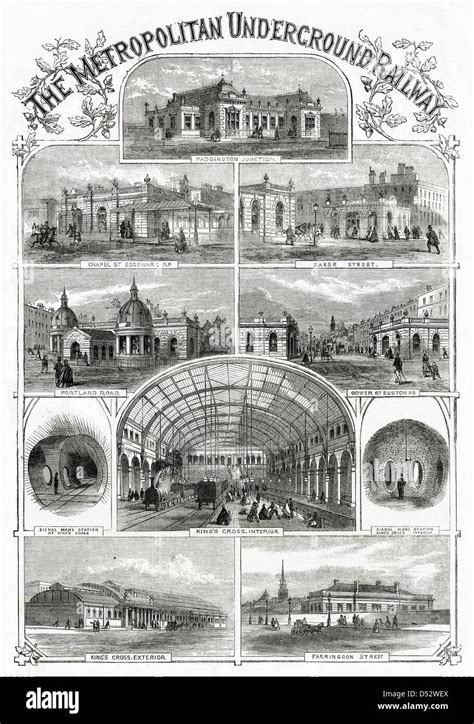 1860s london underground hi-res stock photography and images - Alamy