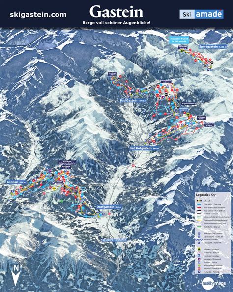 Gastein Piste Map – Free downloadable piste maps.