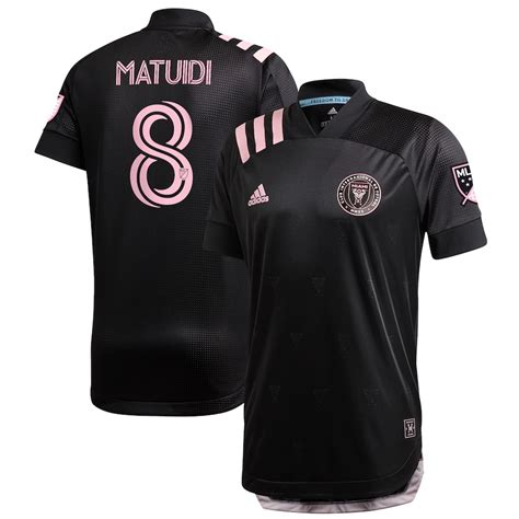 Men's Inter Miami CF Blaise Matuidi adidas Black 2020 Inaugural Away Authentic Jersey