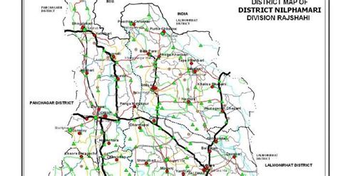 Maps of Bangladesh: Nilphamari District