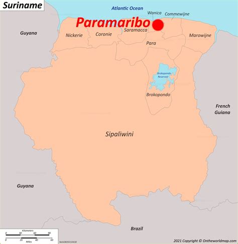 Paramaribo Map Suriname Detailed Maps Of Paramaribo Par Bo 29986 | The ...