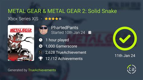 Completion #52 - Metal Gear & Metal Gear 2: Solid Snake : r ...