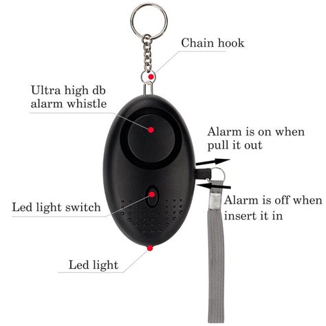 HXDZFX Emergency Personal Alarm,140DB Self-Defense Electronic Device Security | eBay