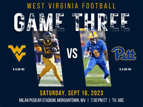 Game Preview: West Virginia Football Vs. Pittsburgh - WVSports