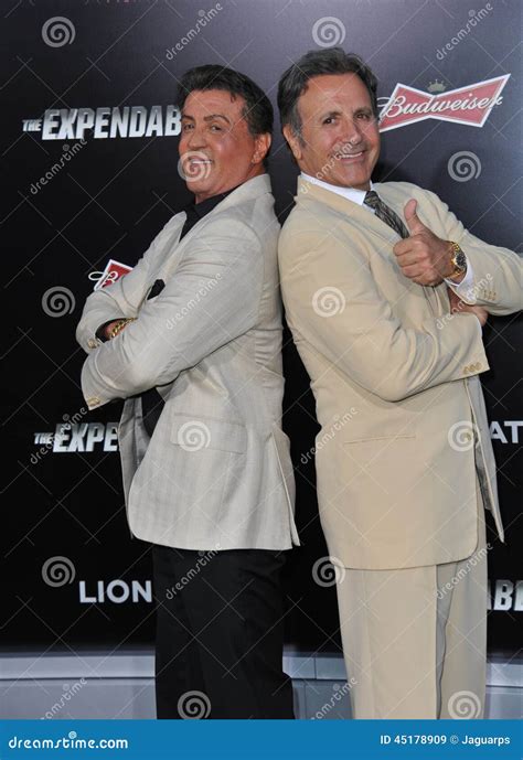 Sylvester Stallone & Frank Stallone Editorial Stock Image - Image of ...