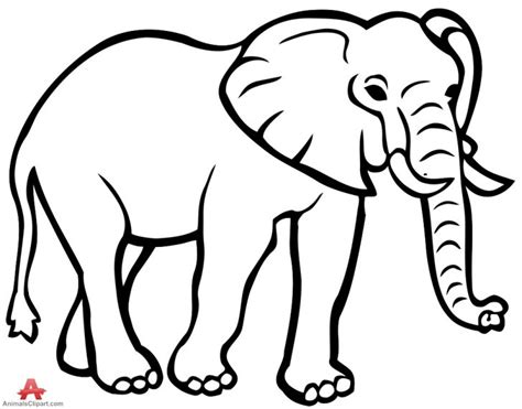 elephant outline Elephant clipart outline jpg – Clipartix