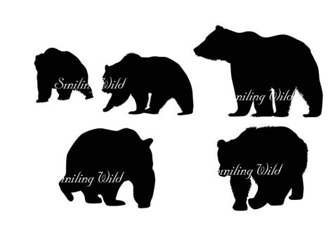 Svg Bear Silhouette - 161+ SVG Images File