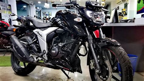 Apache RTR 160 4V Fi ABS | Walkaround Review - 2019 TVS Apache RTR 160 4V Fi ABS | Racing Black ...