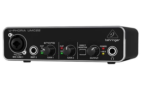 Behringer UMC22 USB Audio Interface | guitarguitar