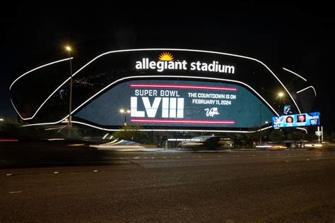 Super Bowl: NFL takes over Allegiant Stadium, begins preparations ...