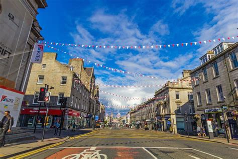 Aberdeen, a City in Scotland in Great Britain, 13/08/2017 Editorial Image - Image of buildings ...