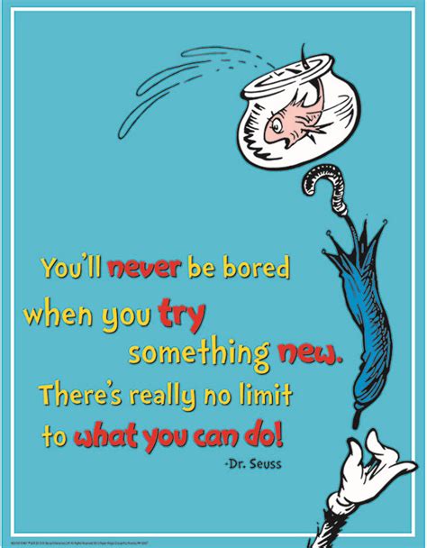 Dr Seuss Try Something New 17X22 Poster | Inspirational quotes for kids, Dr suess quotes, Quotes ...