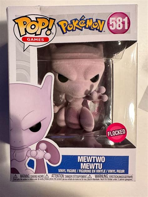 Funko Pop Pokemon 581 MEWTWO - FLOCKED | Kaufen auf Ricardo