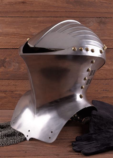 German Frog-Mouth Helm (259,90 €), circa 1500, 1.6 mm steel, for ...