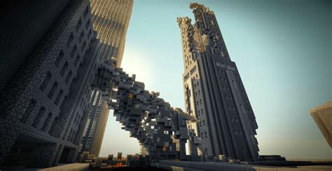 Beginning of my post-apocalyptic city map, any suggestions? : r/Minecraft