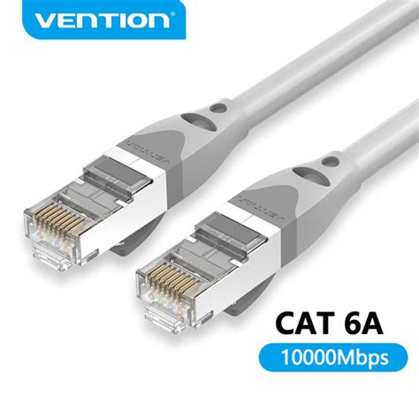 Vention Cat 6A สายเเลนเน็ต Ethernet Cable 10Gbps UTP FTP Cat6 Lan cable For PC Loptop TV Switch ...