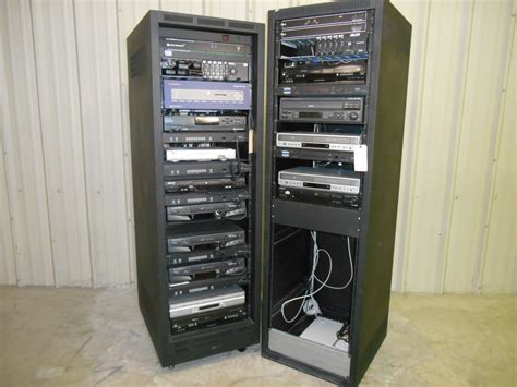 Used Audio Visual System Racks w/ Holland Pico Macom Chaparral Component