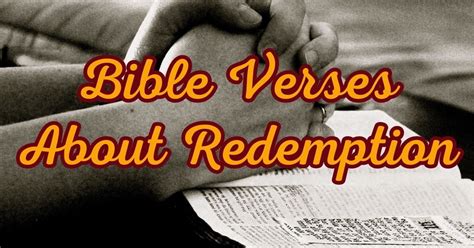 Bible Verses About Redemption – Bible Verses For Me