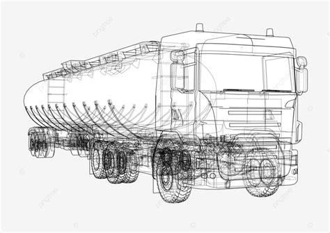 Oil Truck Sketch Illustration Shipping Semi Tank Vector, Shipping, Semi, Tank PNG and Vector ...